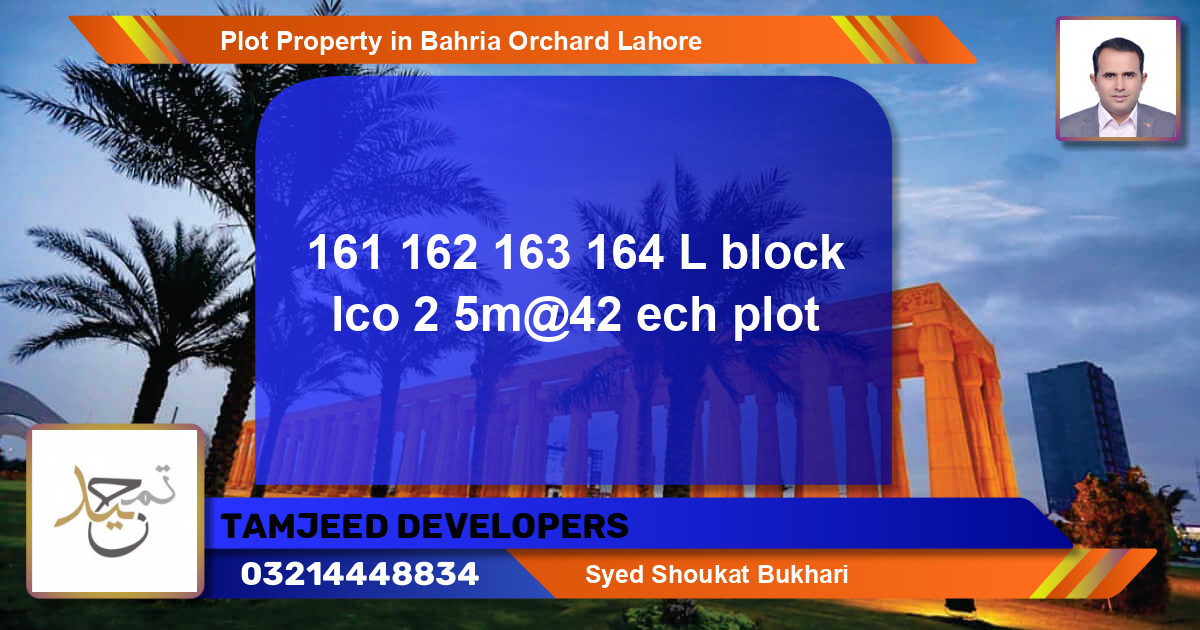 Residential Plot for Sale in Bahria Orchard, Lahore - (BP-75264)