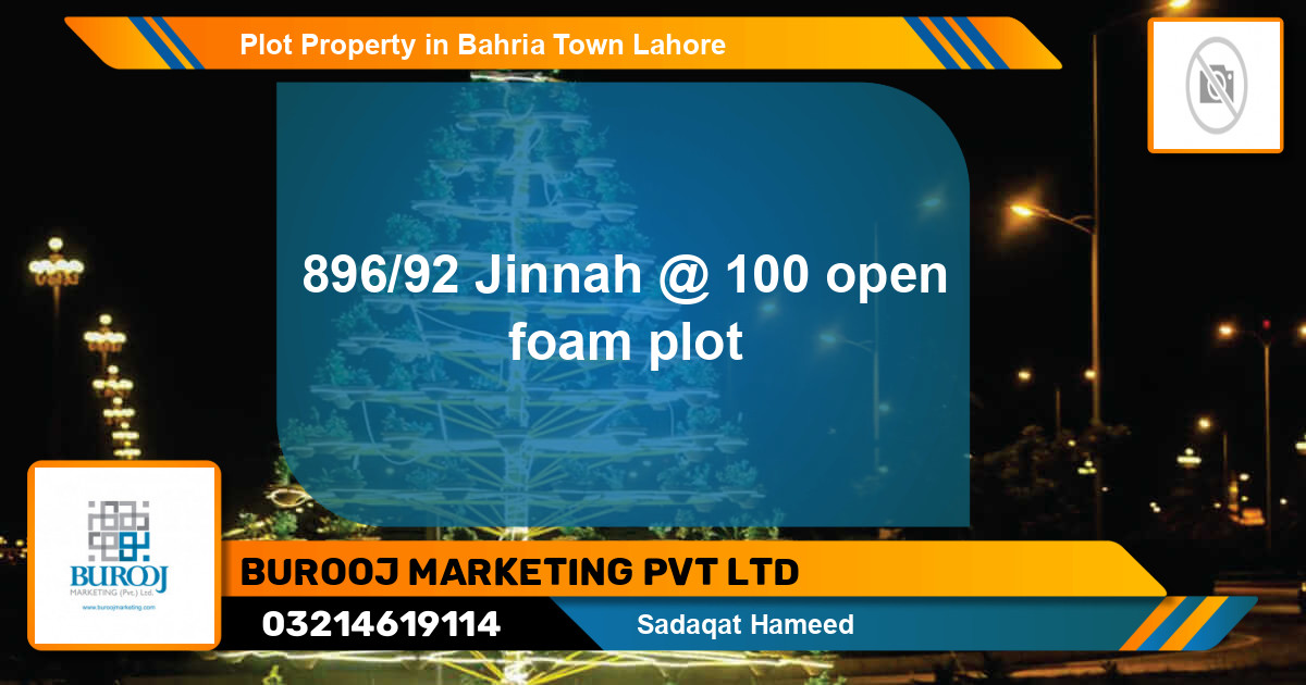 Residential Plot for Sale in Bahria Town, Lahore - (BP-75294)