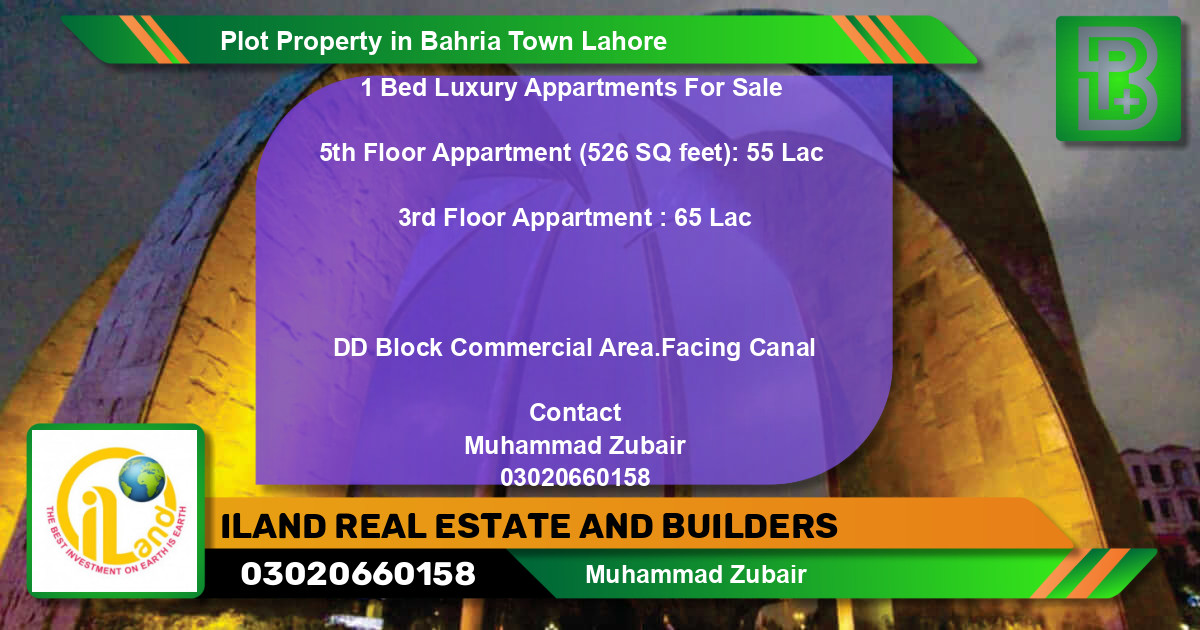 Commercial Plot for Sale in Bahria Town, Lahore - (BP-75358)