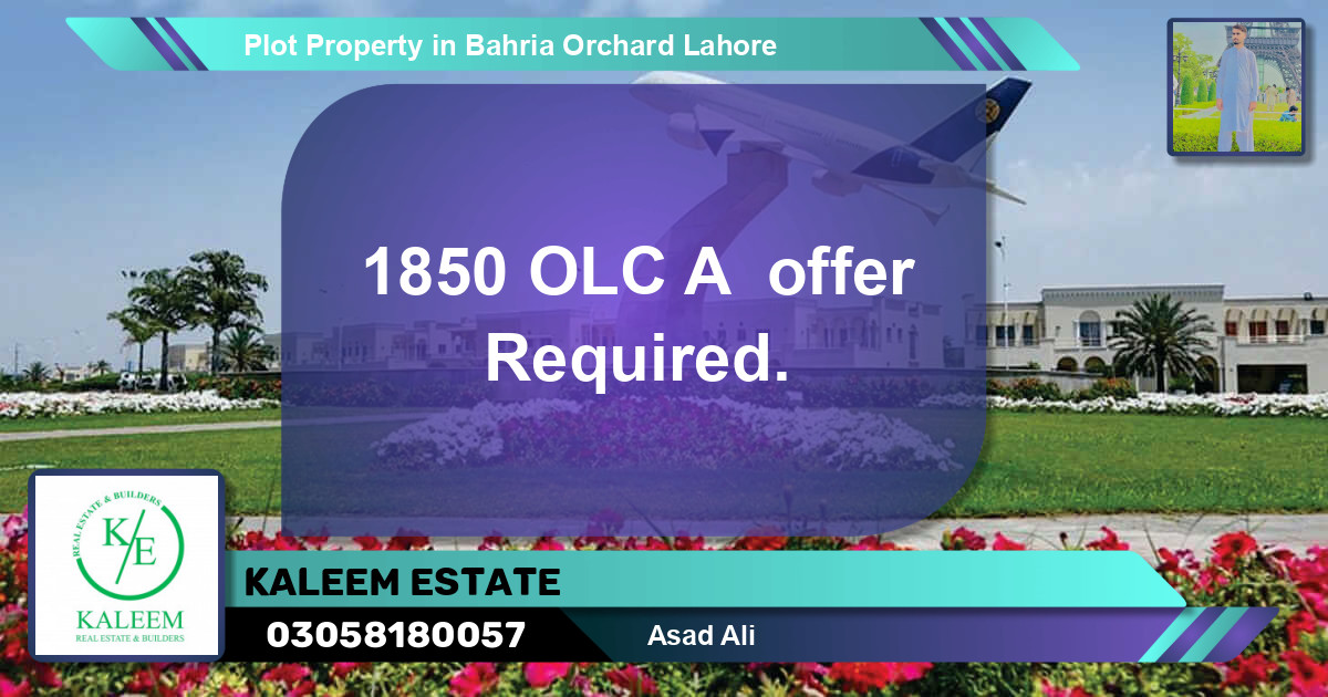 Residential Plot for Sale in Bahria Orchard, Lahore - (BP-75377)