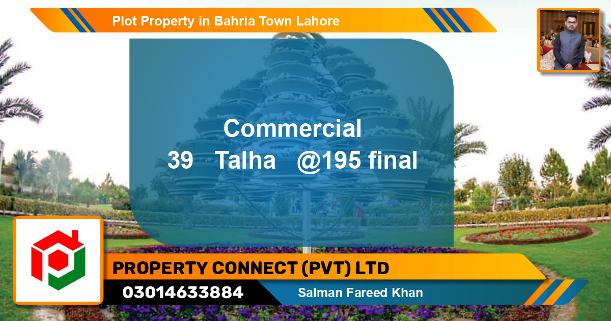 Commercial Plot for Sale in Bahria Town, Lahore - (BP-75382)