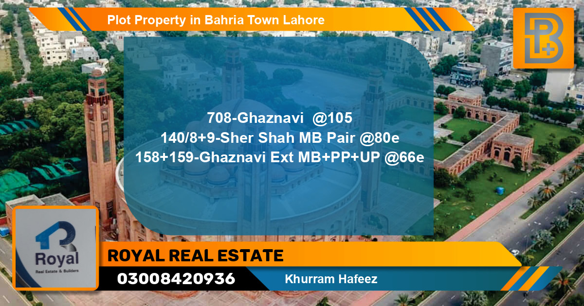 Residential Plot for Sale in Bahria Town, Lahore - (BP-75405)