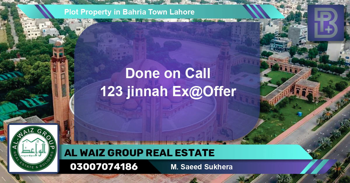 Residential Plot for Sale in Bahria Town, Lahore - (BP-75462)