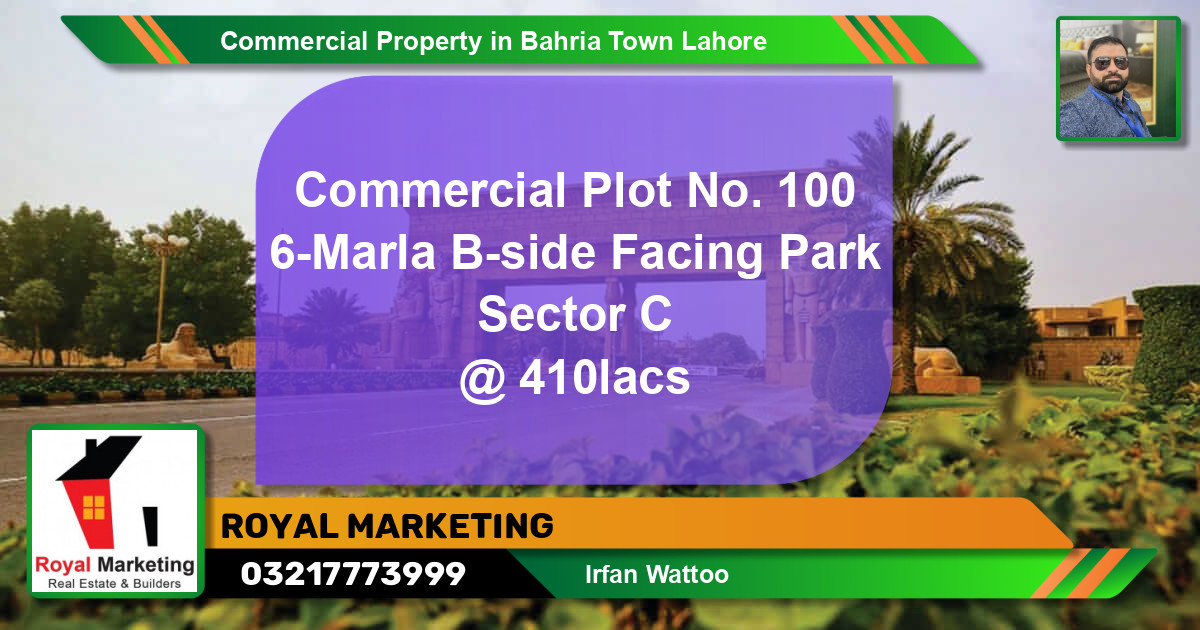 Commercial Property for Sale in Bahria Town, Lahore - (BP-75514)