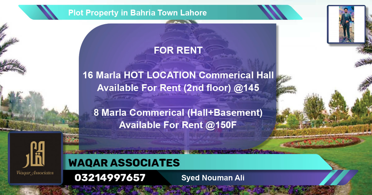 Residential Plot for Sale in Bahria Town, Lahore - (BP-75522)