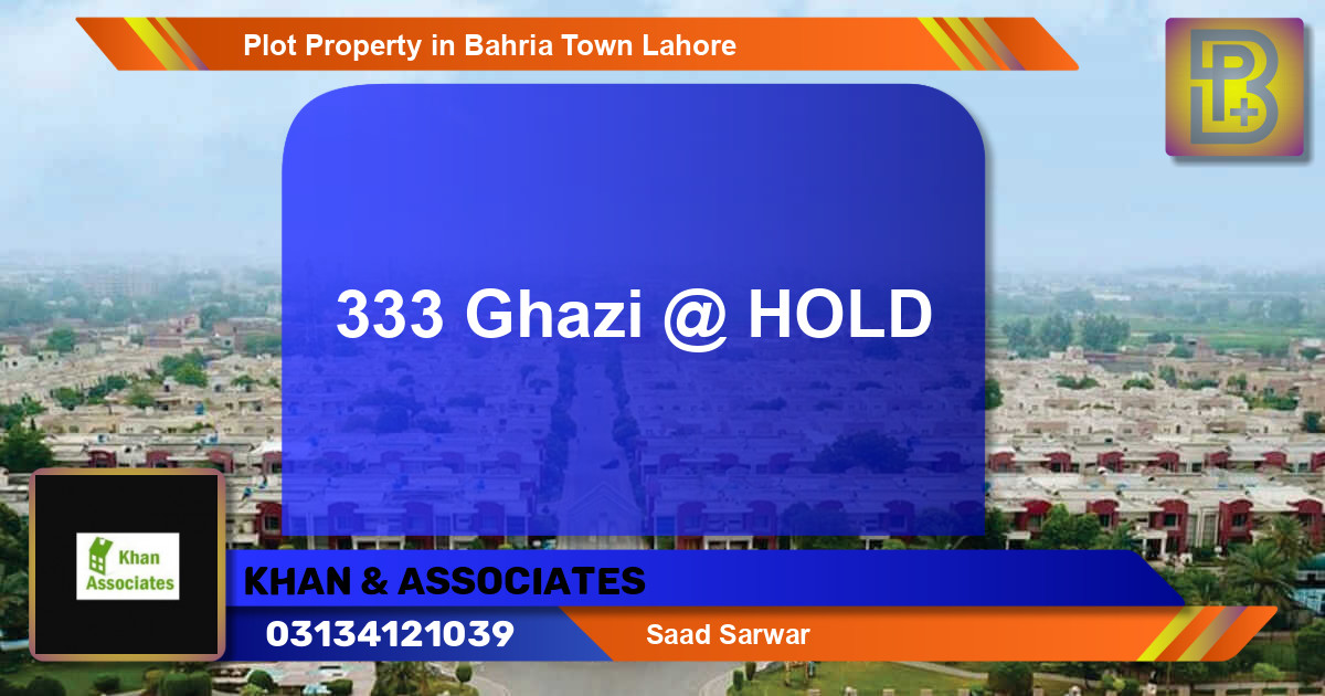 Residential Plot for Sale in Bahria Town, Lahore - (BP-75538)