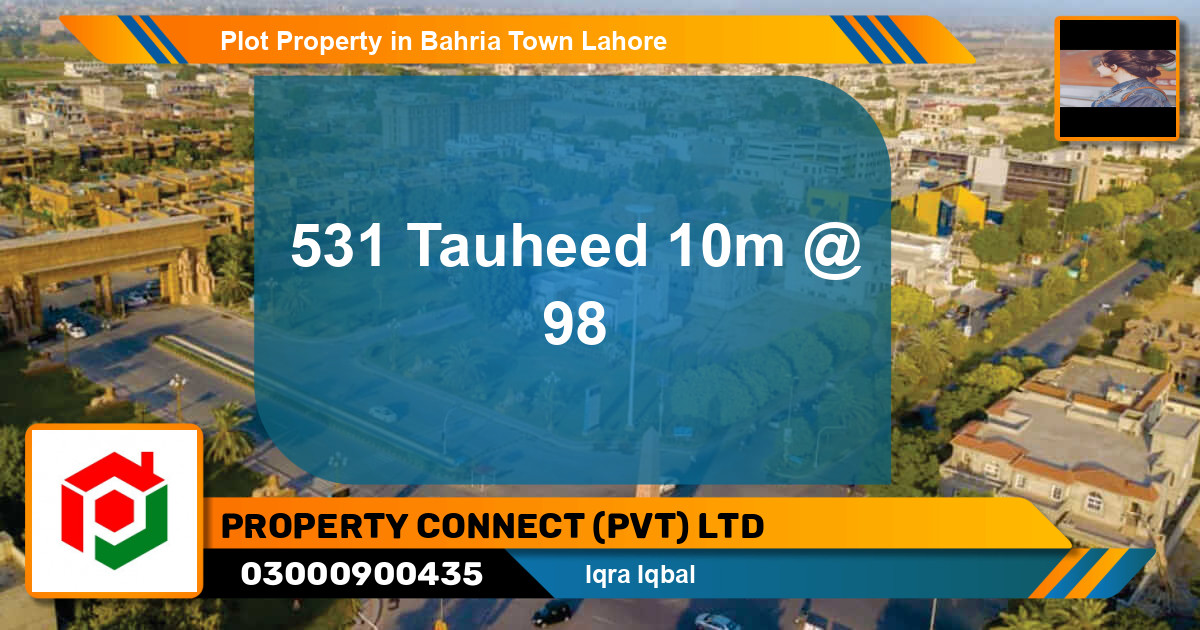 Residential Plot for Sale in Bahria Town, Lahore - (BP-75546)