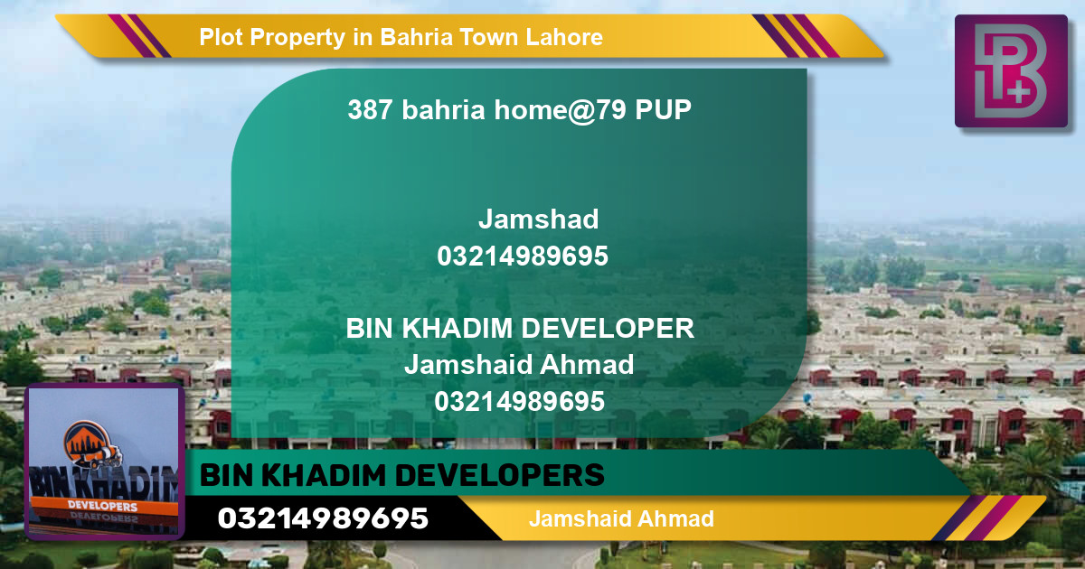 Residential Plot for Sale in Bahria Town, Lahore - (BP-75557)