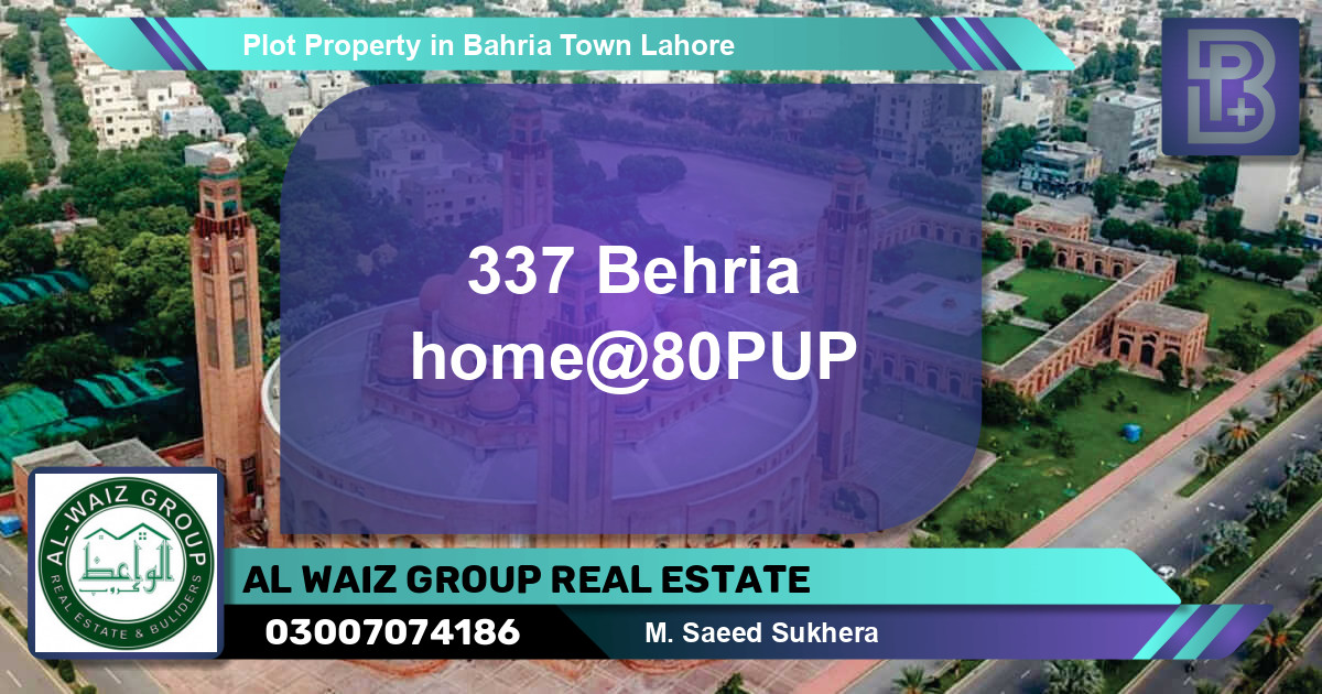 Residential Plot for Sale in Bahria Town, Lahore - (BP-75558)