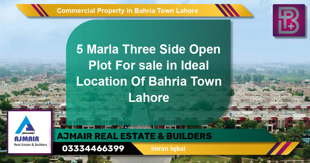 Commercial Property for Sale in Bahria Town, Lahore - (BP-75632)