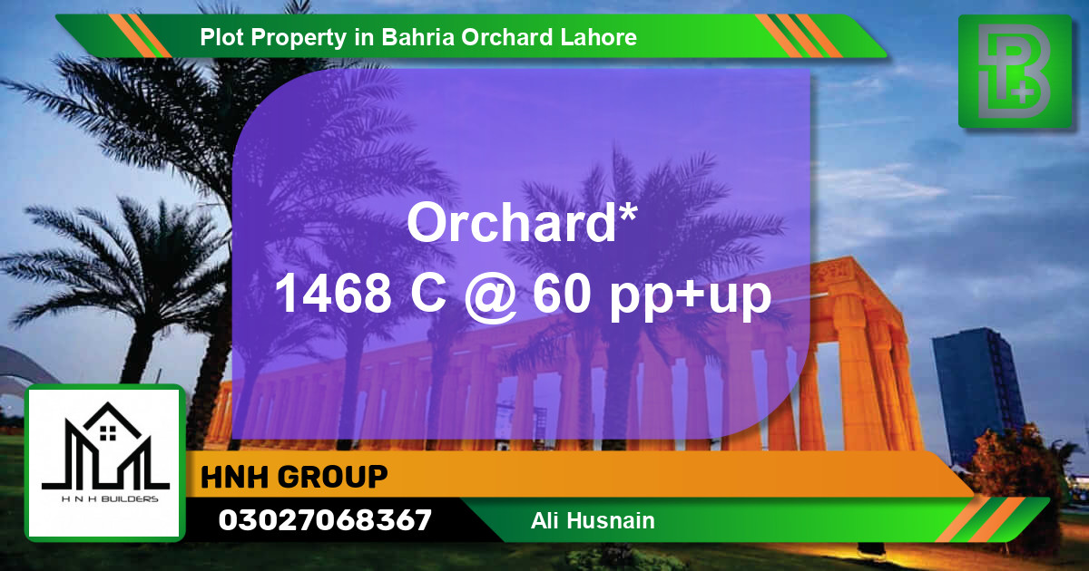 Residential Plot for Sale in Bahria Orchard, Lahore - (BP-75696)