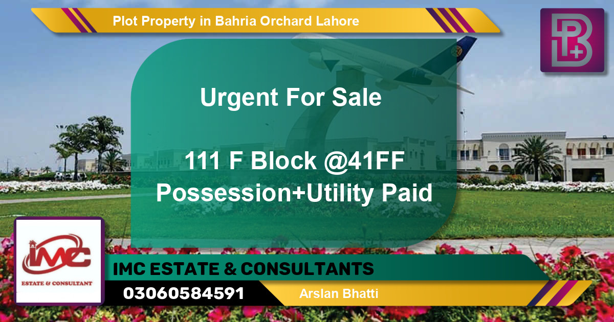 Residential Plot for Sale in Bahria Orchard, Lahore - (BP-75740)
