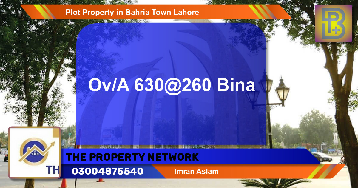 Residential Plot for Sale in Bahria Town, Lahore - (BP-75901)
