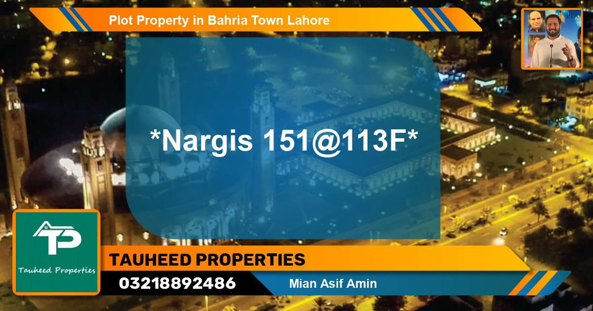 Residential Plot for Sale in Bahria Town, Lahore - (BP-75906)