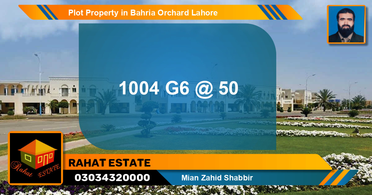 Residential Plot for Sale in Bahria Orchard, Lahore - (BP-75947)