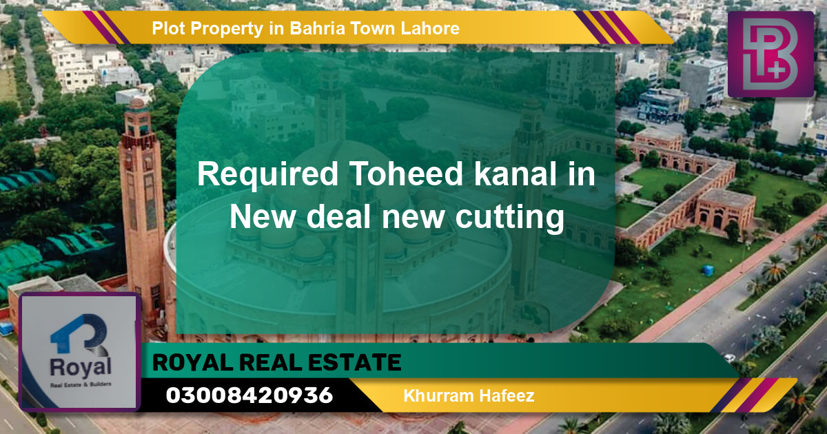 Residential Plot for Sale in Bahria Town, Lahore - (BP-75972)