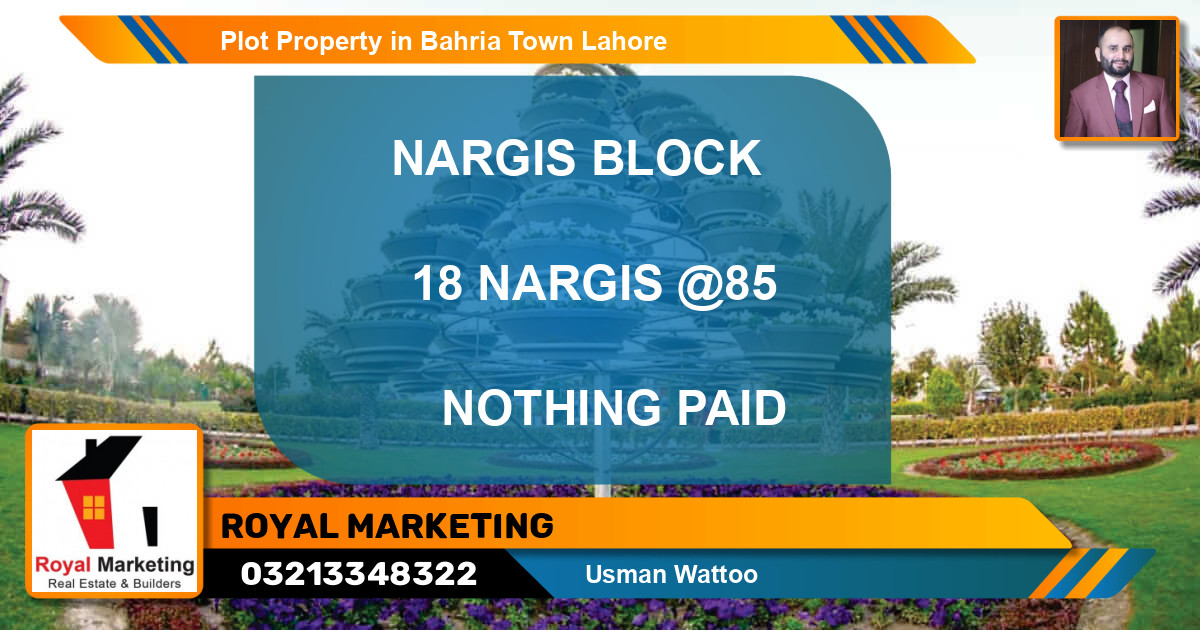 Residential Plot for Sale in Bahria Town, Lahore - (BP-76157)