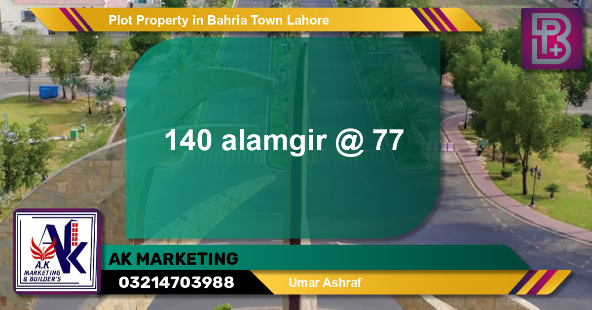 Residential Plot for Sale in Bahria Town, Lahore - (BP-76228)