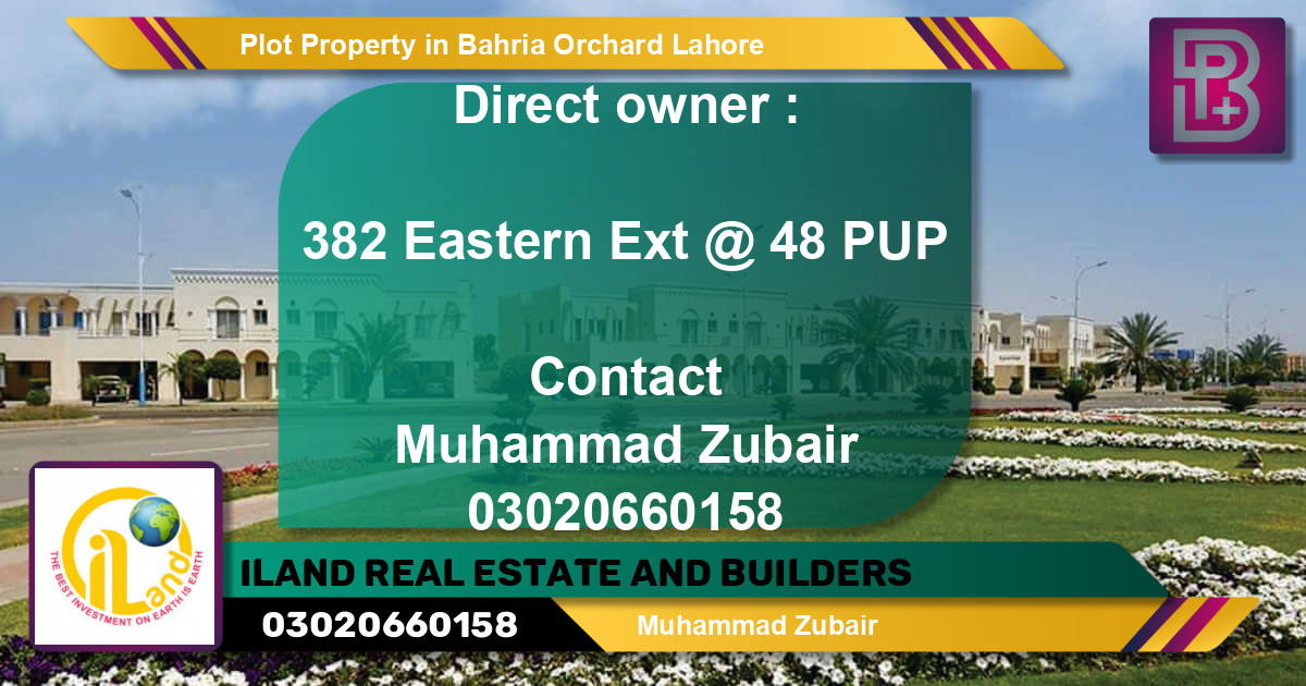 Residential Plot for Sale in Bahria Orchard, Lahore - (BP-76269)
