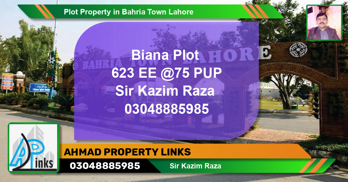 Residential Plot for Sale in Bahria Town, Lahore - (BP-76317)