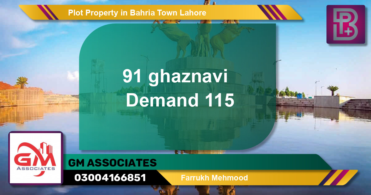 Residential Plot for Sale in Bahria Town, Lahore - (BP-76378)