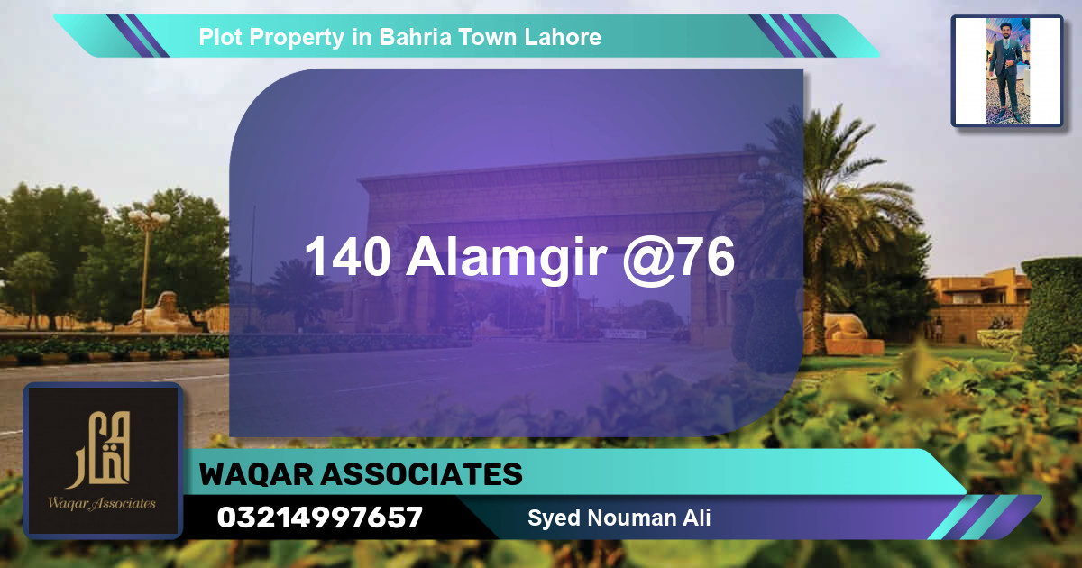 Residential Plot for Sale in Bahria Town, Lahore - (BP-76408)
