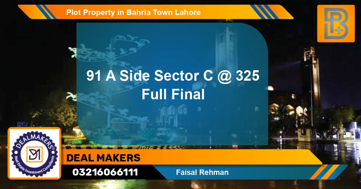 Residential Plot for Sale in Bahria Town, Lahore - (BP-76414)