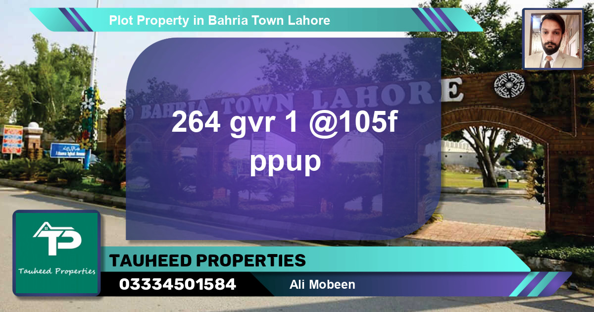 Residential Plot for Sale in Bahria Town, Lahore - (BP-76441)