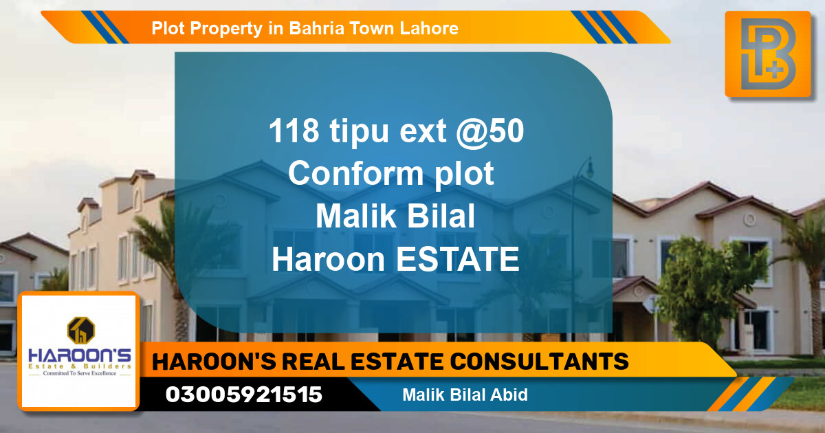 Residential Plot for Sale in Bahria Town, Lahore - (BP-76456)
