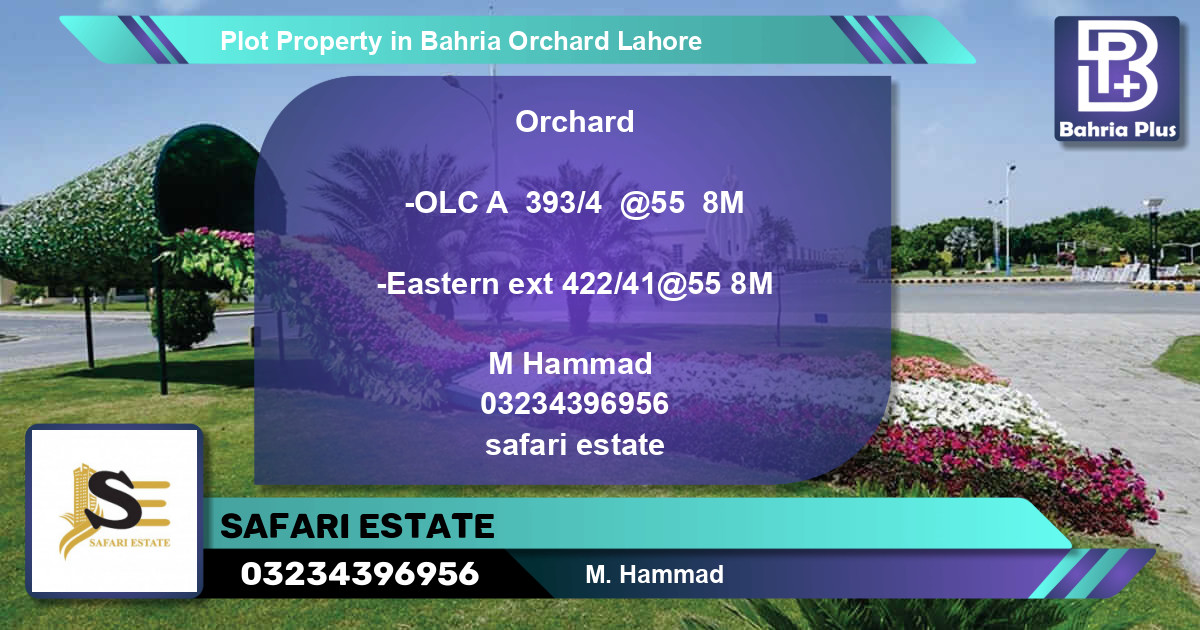Residential Plot for Sale in Bahria Orchard, Lahore - (BP-76542)