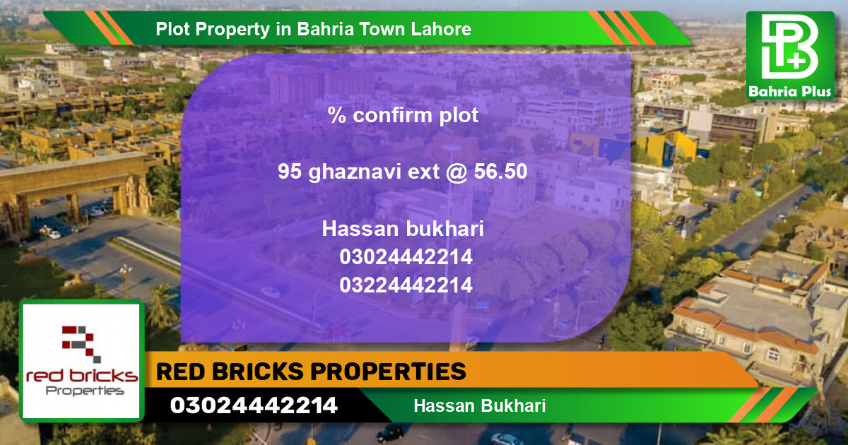 Residential Plot for Sale in Bahria Town, Lahore - (BP-76613)