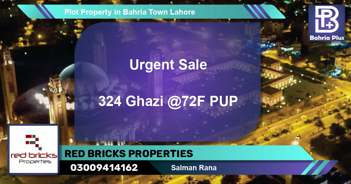 Residential Plot for Sale in Bahria Town, Lahore - (BP-76618)