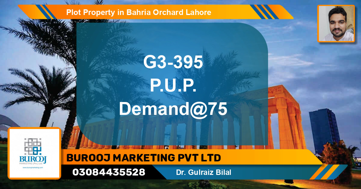 Residential Plot for Sale in Bahria Orchard, Lahore - (BP-76621)