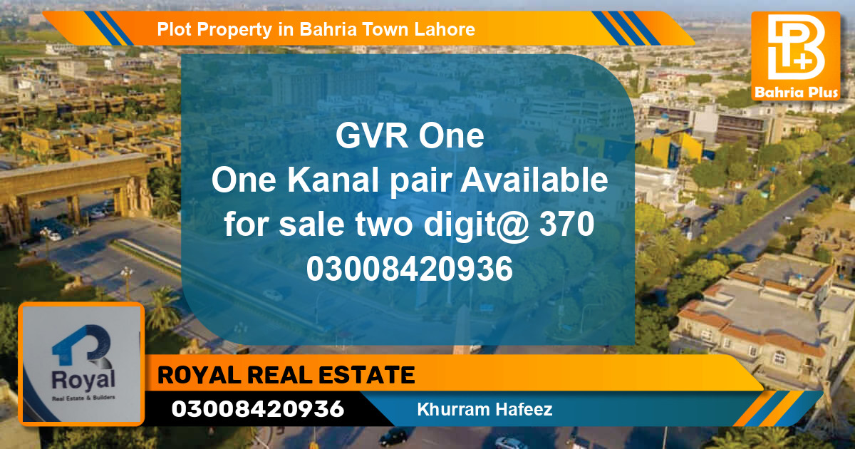 Residential Plot for Sale in Bahria Town, Lahore - (BP-76647)