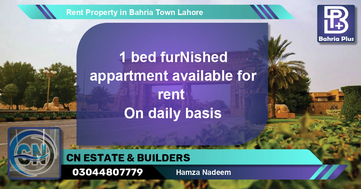 Residential Property for Rent in Bahria Town, Lahore - (BP-76685)