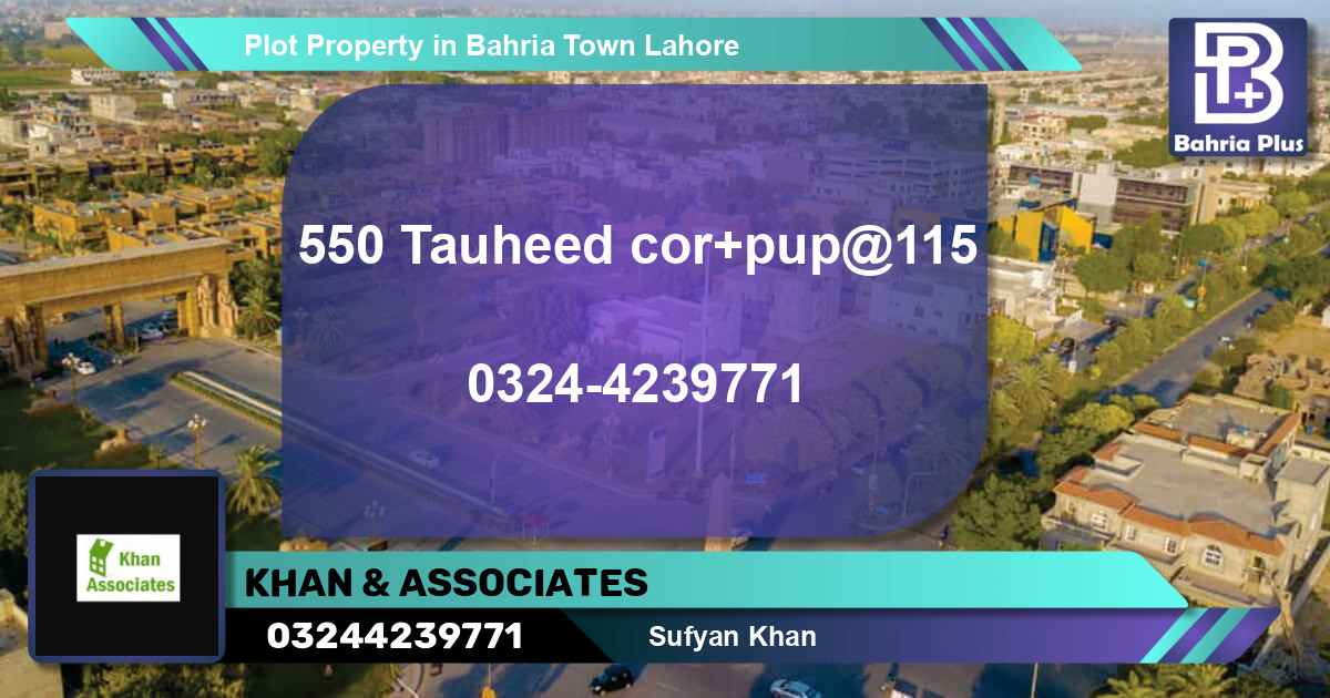 Residential Plot for Sale in Bahria Town, Lahore - (BP-76690)