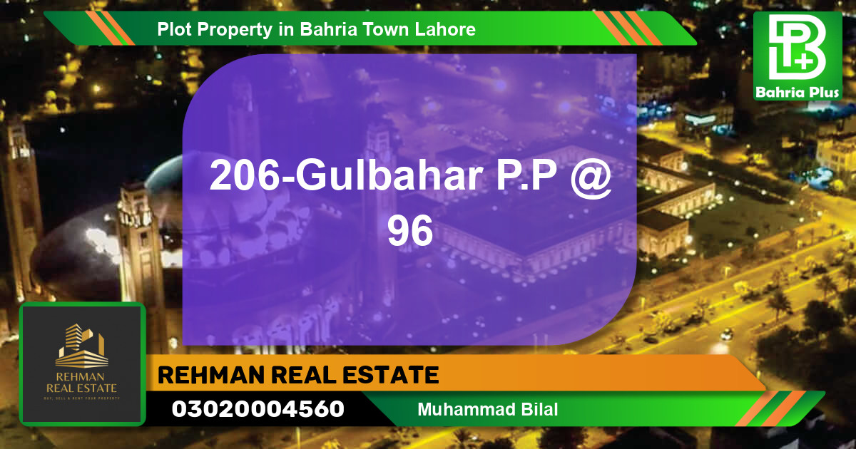 Residential Plot for Sale in Bahria Town, Lahore - (BP-76692)