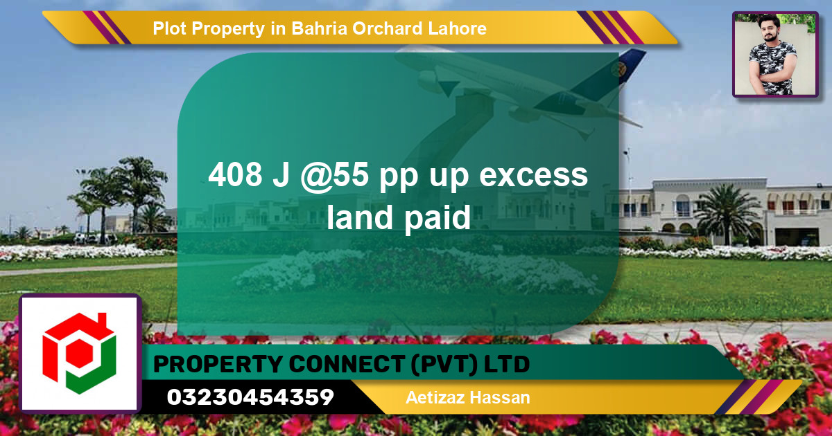 Residential Plot for Sale in Bahria Orchard, Lahore - (BP-76697)