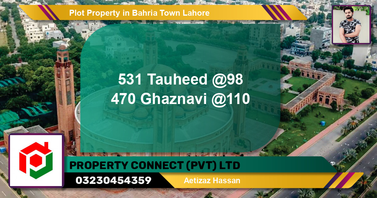 Residential Plot for Sale in Bahria Town, Lahore - (BP-76699)