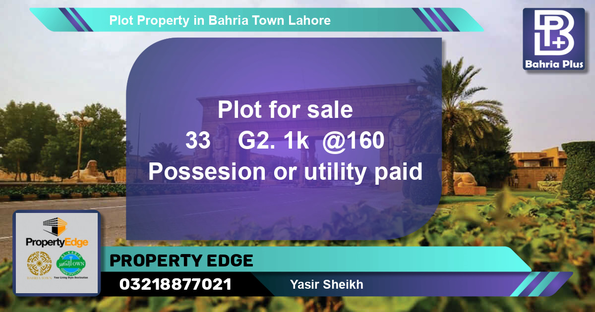Residential Plot for Sale in Bahria Town, Lahore - (BP-76762)