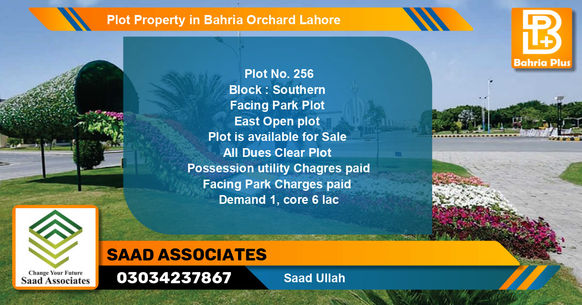 Residential Plot for Sale in Bahria Orchard, Lahore - (BP-76796)
