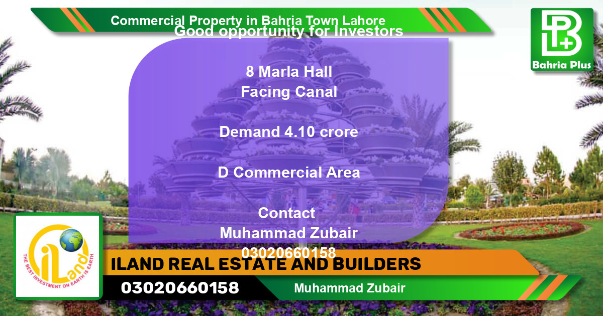 Commercial Property for Sale in Bahria Town, Lahore - (BP-76807)