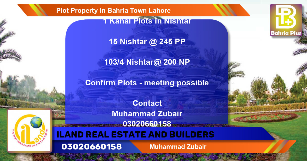 Residential Plot for Sale in Bahria Town, Lahore - (BP-76811)