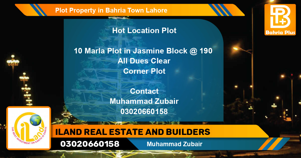 Residential Plot for Sale in Bahria Town, Lahore - (BP-76827)