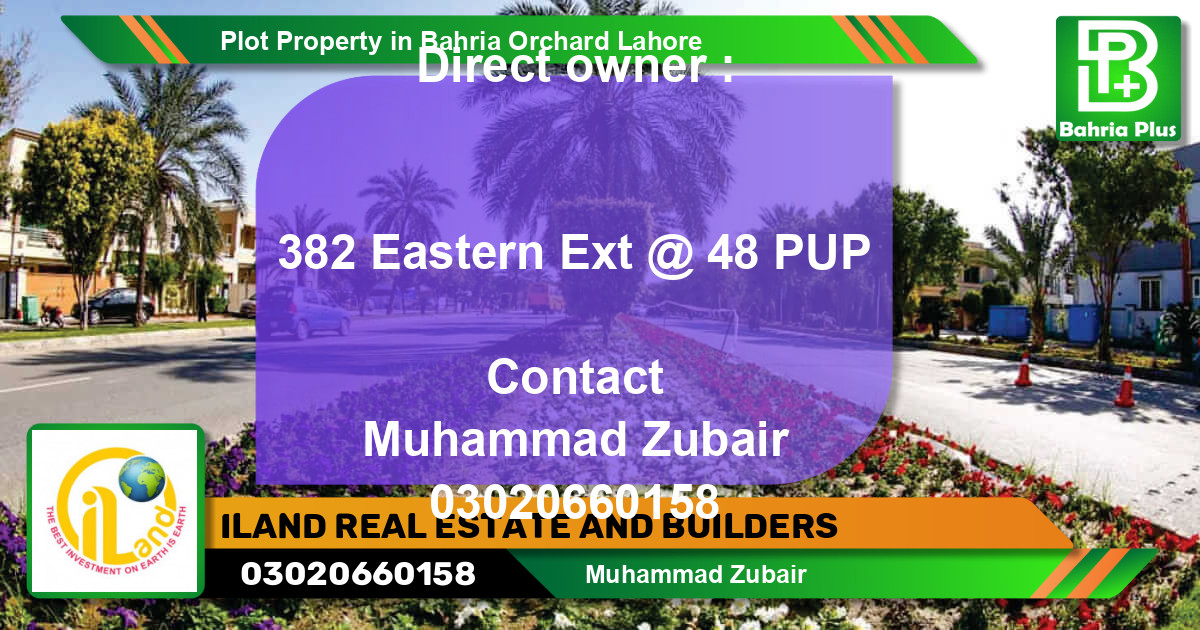 Residential Plot for Sale in Bahria Orchard, Lahore - (BP-76832)