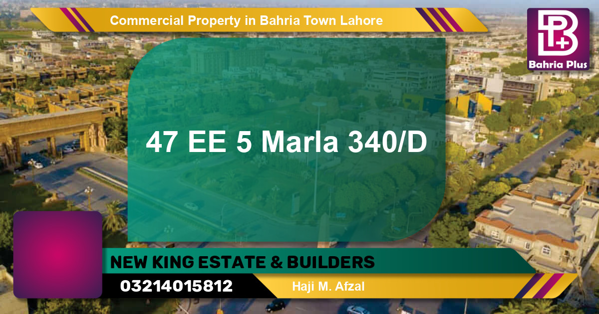 Commercial Property for Sale in Bahria Town, Lahore - (BP-76930)