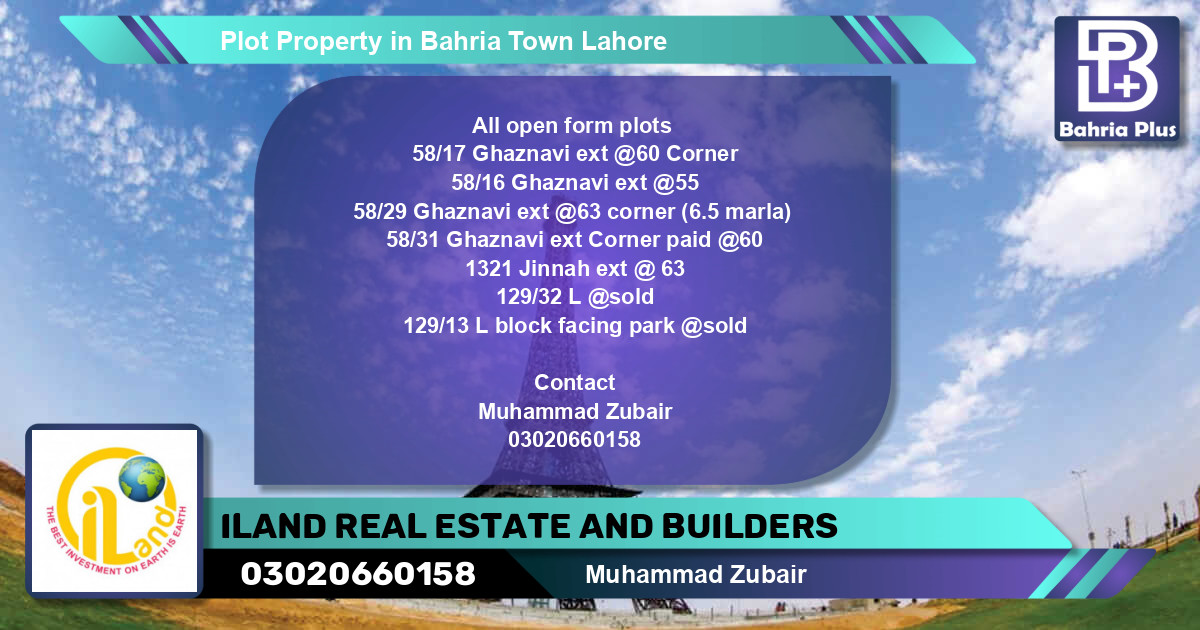 Residential Plot for Sale in Bahria Town, Lahore - (BP-76949)