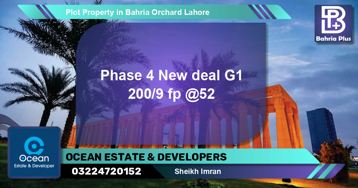 Residential Plot for Sale in Bahria Orchard, Lahore - (BP-76976)
