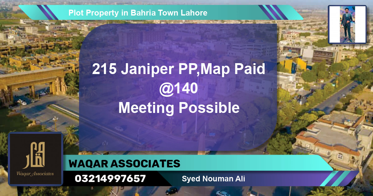 Residential Plot for Sale in Bahria Town, Lahore - (BP-77049)