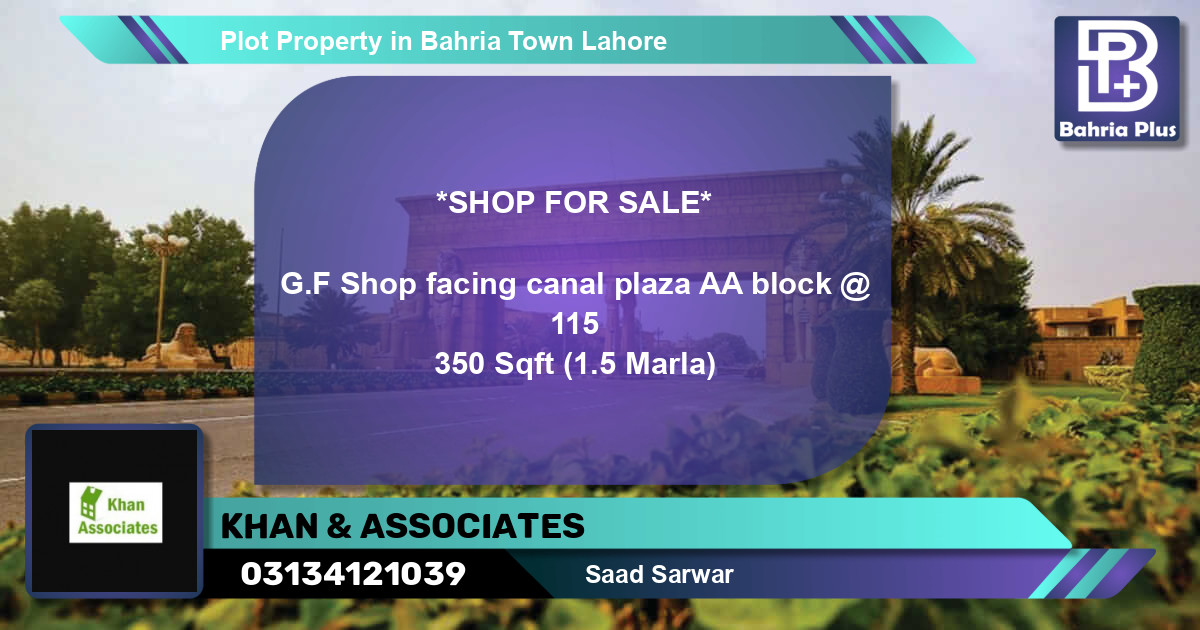 Residential Plot for Sale in Bahria Town, Lahore - (BP-77126)